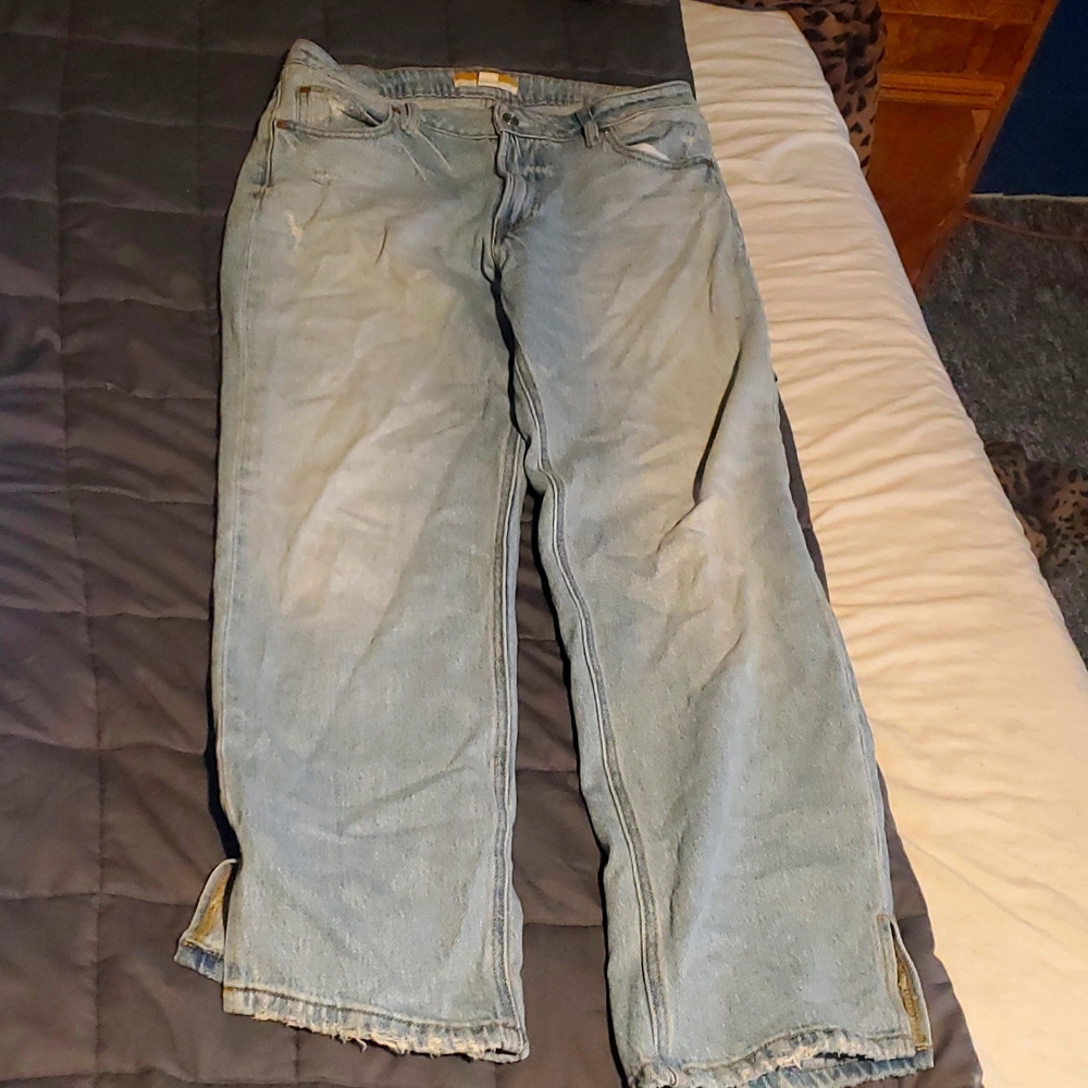 Maurices legacy distressed straight leg jeans